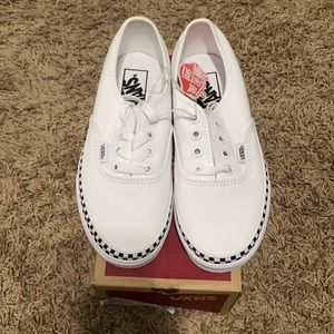 NWT Authentic white vans